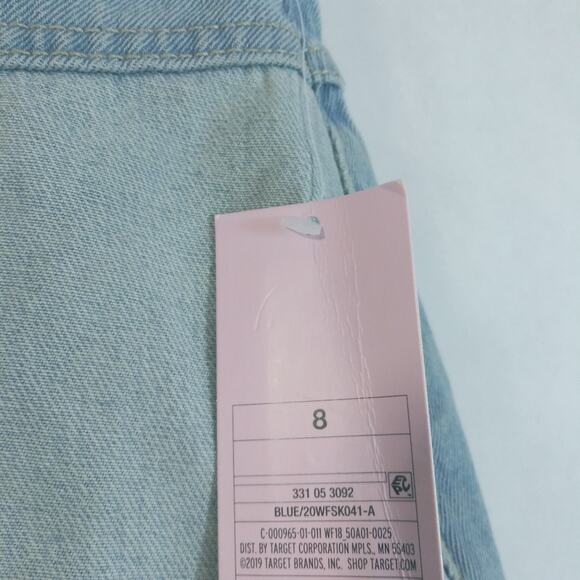 Wild Fable Patchwork Denim Mini Skirt 8 - Picture 3 of 4